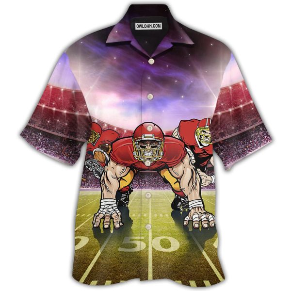 American Football Mysterious Sky Cool Style - Hawaiian Shirt Jezsport.com