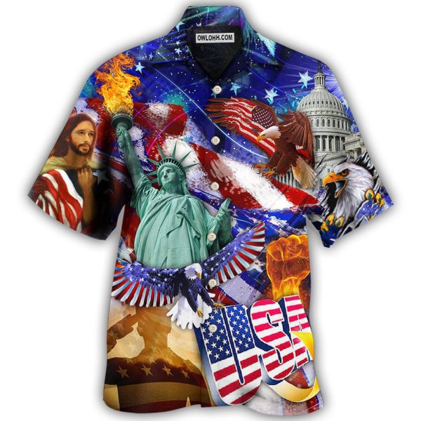 America Independence Day - Hawaiian Shirt Jezsport.com