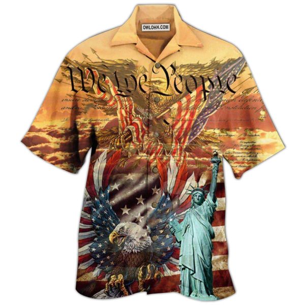 America Patriotism Eagle - Hawaiian Shirt Jezsport.com