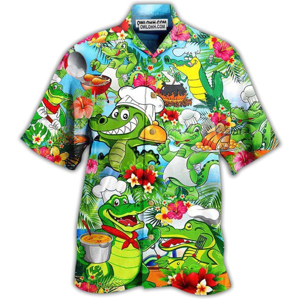 Chef Animals Alligator - Hawaiian Shirt Jezsport.com