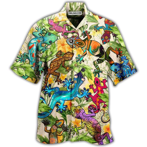 Lizard Animals Back Off Or The Lizard Gets Its - Hawaiian Shirt Jezsport.com