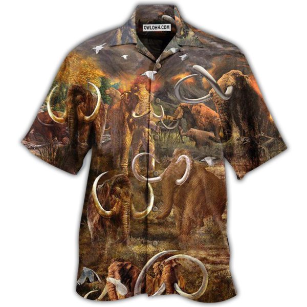 Mammoth Animals Bring Back The Mammoth - Hawaiian Shirt Jezsport.com