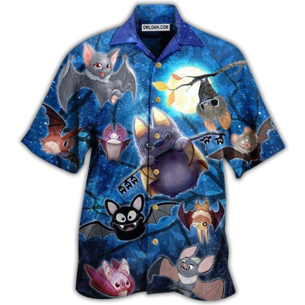 Bat Cute Bats Of The Night Not Scared But Cute - Hawaiian Shirt Jezsport.com