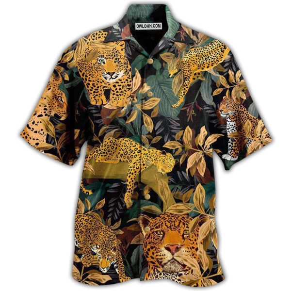 Leopard Animals Proud Leopard Natural Print - Hawaiian Shirt Jezsport.com