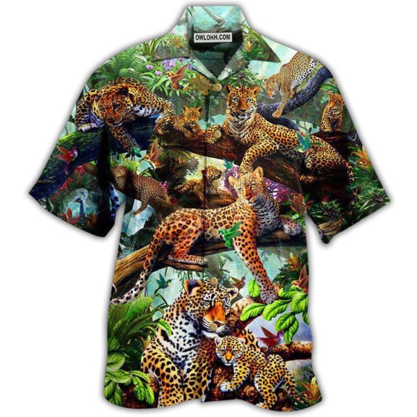 Leopard Animals Life Is Better With A Leopard In Forest - Hawaiian Shirt Jezsport.com