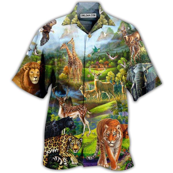 Animals World Wild Life So Good Mountain - Hawaiian Shirt Jezsport.com