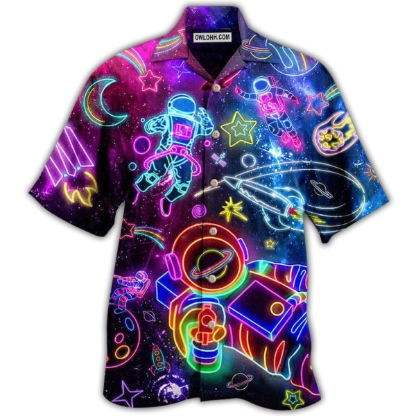 Astronaut Galaxy Escape To The Stars - Hawaiian Shirt Jezsport.com