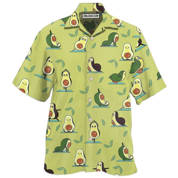 Avocado Plays With Happy Avocado So Cute - Hawaiian Shirt Jezsport.com