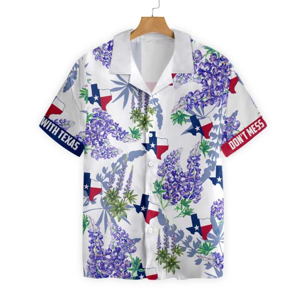 Bluebonnet Texas Hawaiian Shirt Purple Version, Proud Texas Shirt For Men Jezsport.com