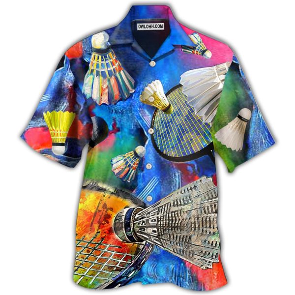 Badminton Style Colorful - Hawaiian Shirt Jezsport.com