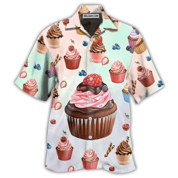 Baking Cupcake Lovely Style Food Life - Hawaiian Shirt Jezsport.com