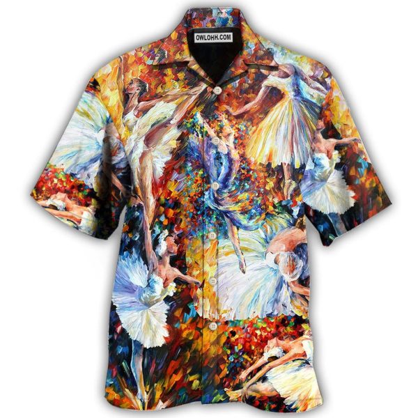 Ballet Beautiful Mix Color Art - Hawaiian Shirt Jezsport.com