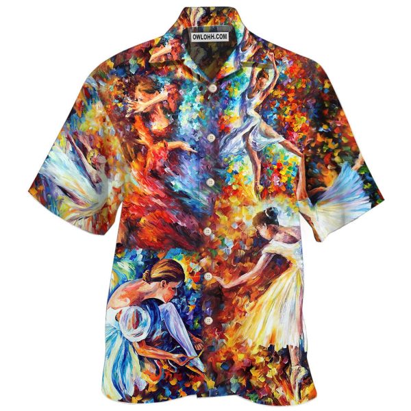 Ballet Colorful Lovely Day - Hawaiian Shirt Jezsport.com