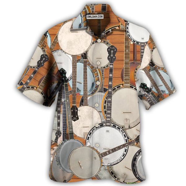 Banjo Music Love Life Style - Hawaiian Shirt Jezsport.com