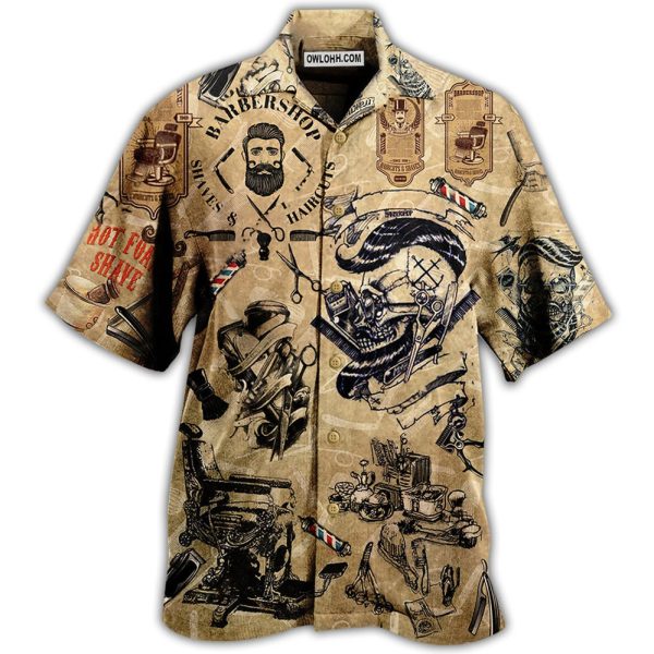 Barber Shop Vintage Style - Hawaiian Shirt Jezsport.com