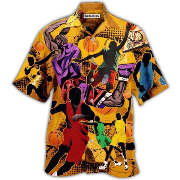 Basketball Life Is Much Better With Basketball - Hawaiian Shirt Jezsport.com