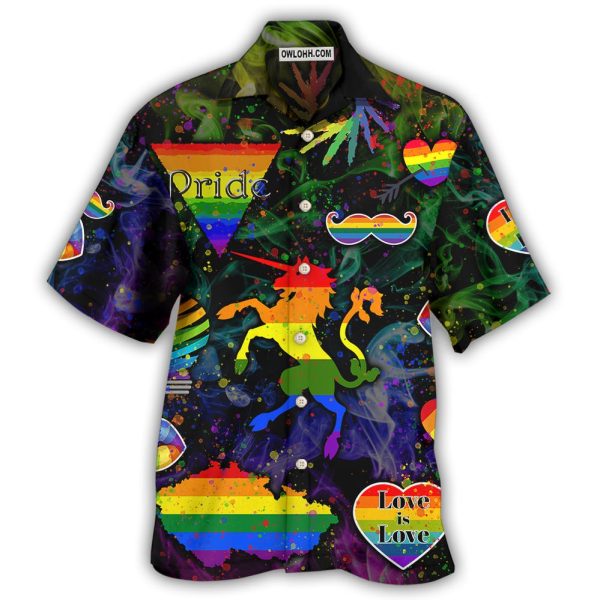 LGBT Be Careful Who You Hate Style - Hawaiian Shirt Jezsport.com