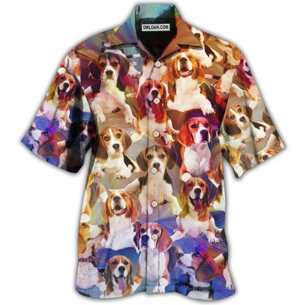 Beagle Dog Cool Vintage Style - Hawaiian Shirt Jezsport.com