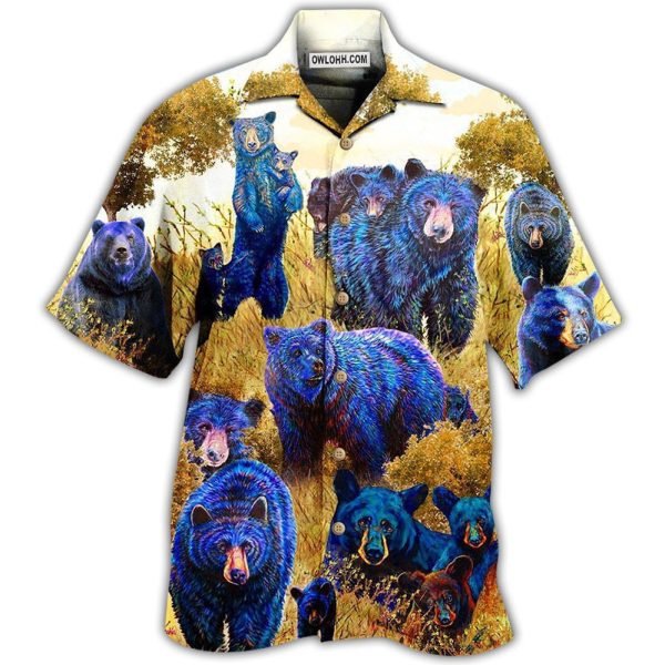 Bear Love Animals - Hawaiian Shirt Jezsport.com