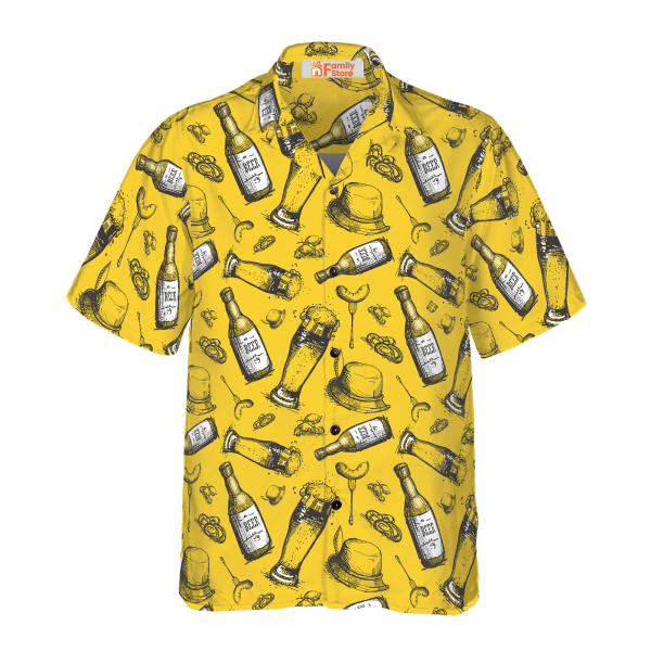 Beer Bottle Hawaiian Shirt Jezsport.com