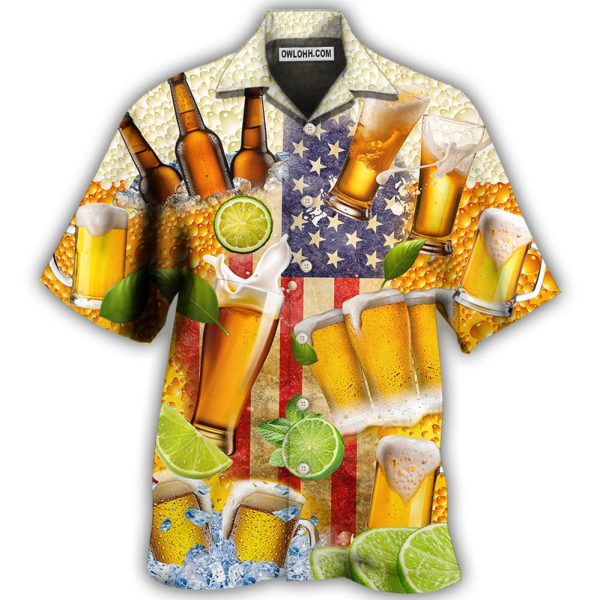 Beer Independence Day America - Hawaiian Shirt Jezsport.com