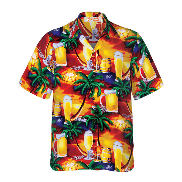 Beer in Paradise Hawaiian Shirt Hawaiian Shirt Jezsport.com