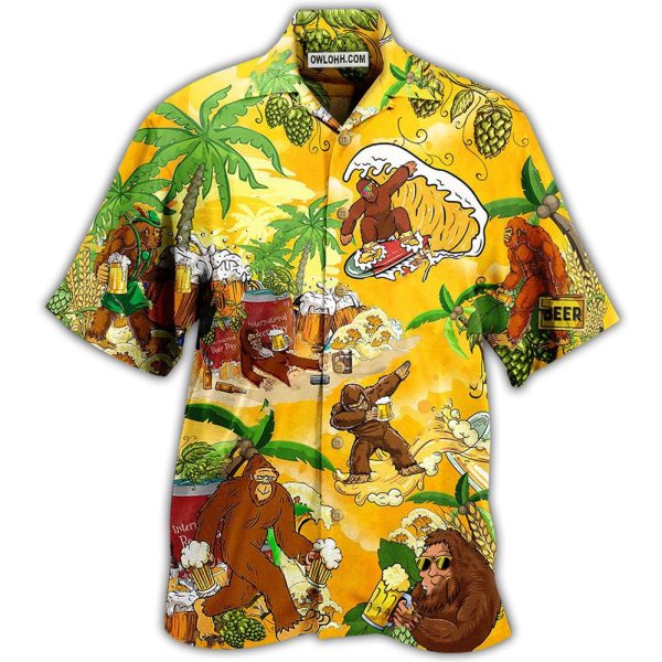 Bigfoot Summer Beer - Hawaiian Shirt Jezsport.com