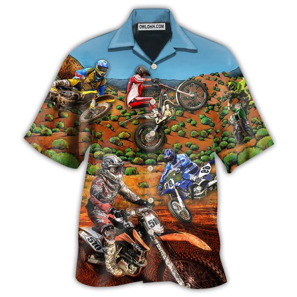 Bike Dirt Bike Cool Style - Hawaiian shirt Jezsport.com