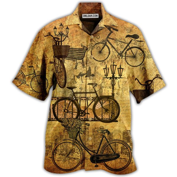 Bike Vintage Love Sunset So Much - Hawaiian Shirt Jezsport.com