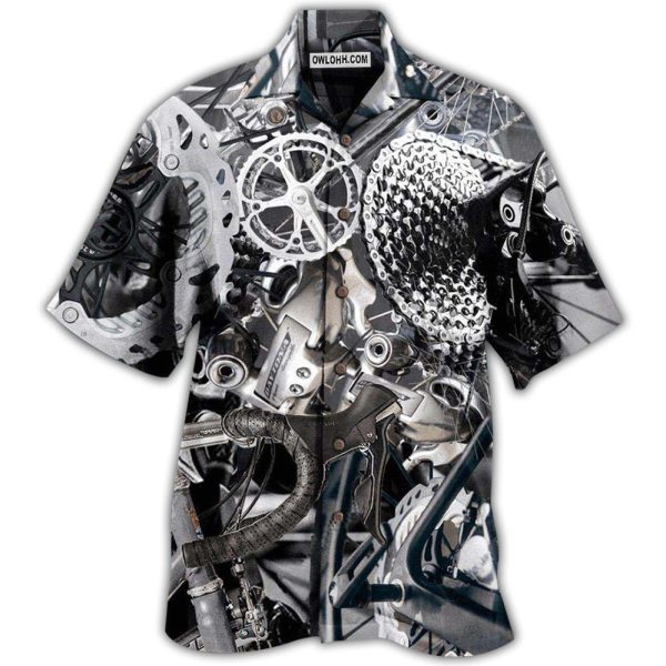 Bike When In Doubt Pedal It Out Bicycle In Dark Style - Hawaiian Shirt Jezsport.com