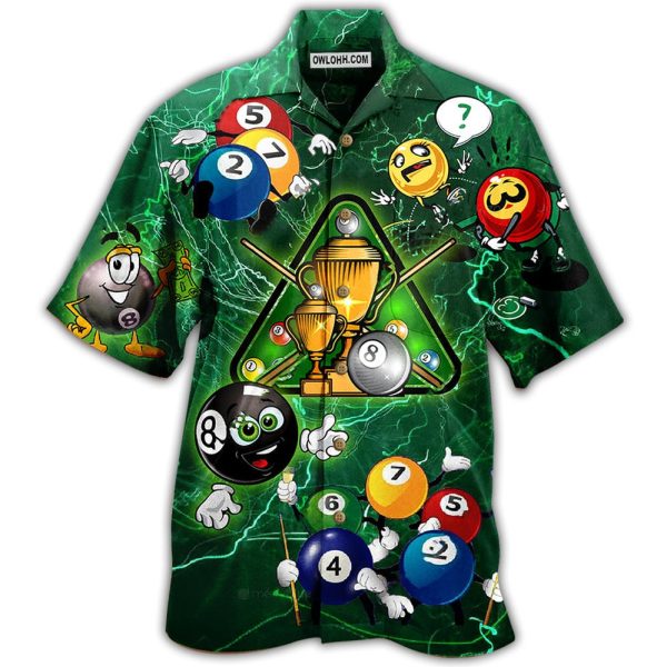 Billiard Lover Green Lightning - Hawaiian Shirt Jezsport.com