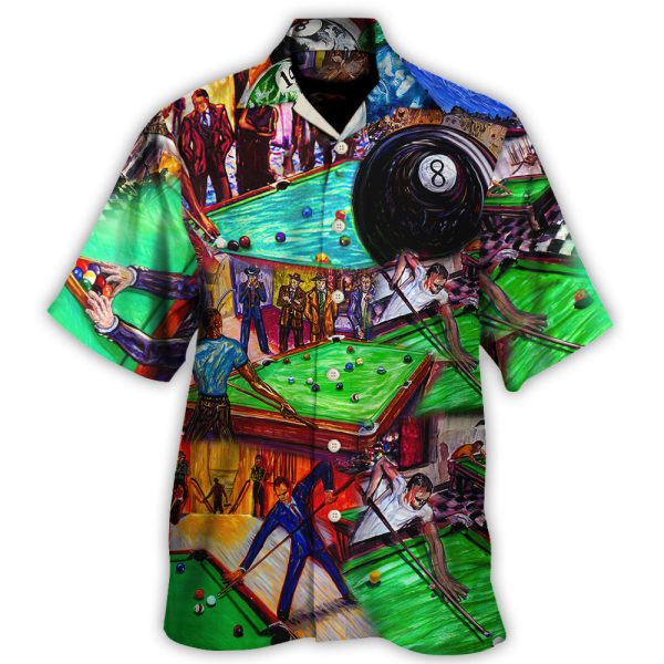 Billiard Rack Em Up I'm So Cool - Hawaiian Shirt Jezsport.com