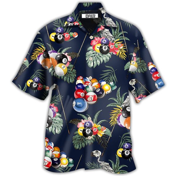 Billiard Tropical Leaf Style - Hawaiian Shirt Jezsport.com