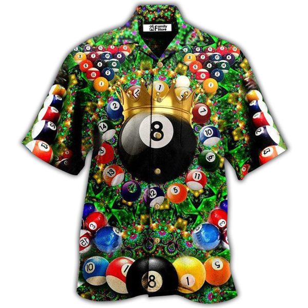 Billiard Vintage Dogs Playing Pool Merry Christmas - Hawaiian Shirt Jezsport.com