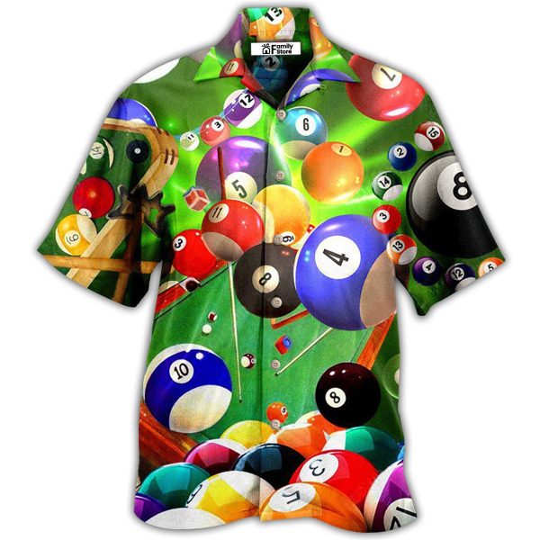 Billiard Where's The Cue Ball - Hawaiian Shirt Jezsport.com