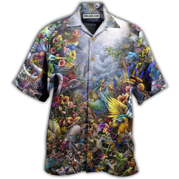 Bird Heaven Amazing Garden - Hawaiian Shirt Jezsport.com