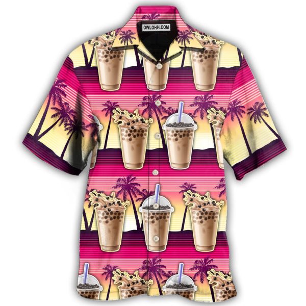 Boba Milk Tea Welcome To Summer - Hawaiian Shirt Jezsport.com