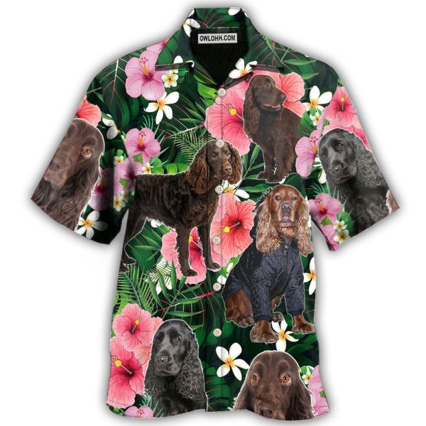 Boykin Spaniel Dog Tropical Lover - Hawaiian Shirt Jezsport.com