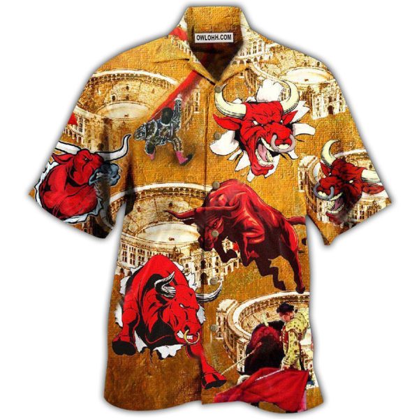 Bull Animals Do Not Win Bull Fight - Hawaiian Shirt Jezsport.com