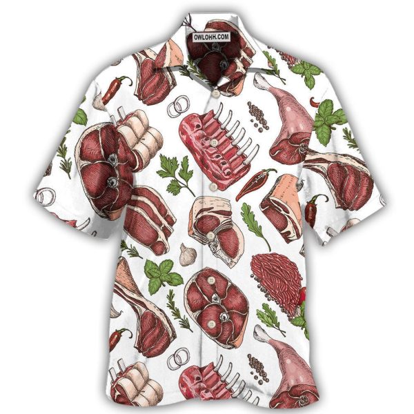 Food Meat Delicious Meal - Hawaiian Shirt Jezsport.com