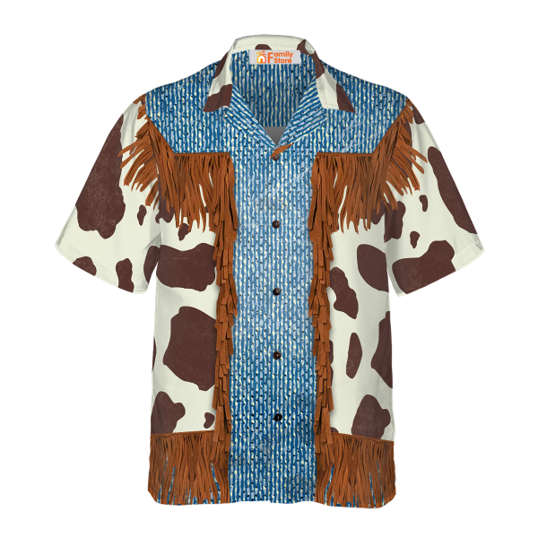 Cowboy Dairy Vintage Western Texas Hawaiian Shirt, Texas Home Shirt For Men Jezsport.com