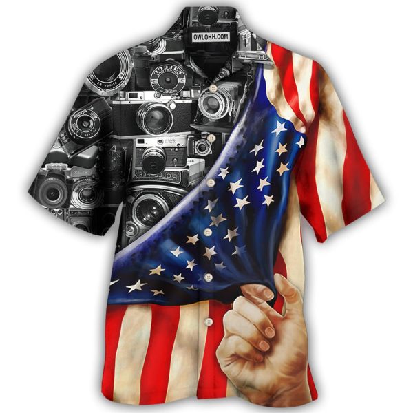 Camera Independence Day America - Hawaiian Shirt Jezsport.com