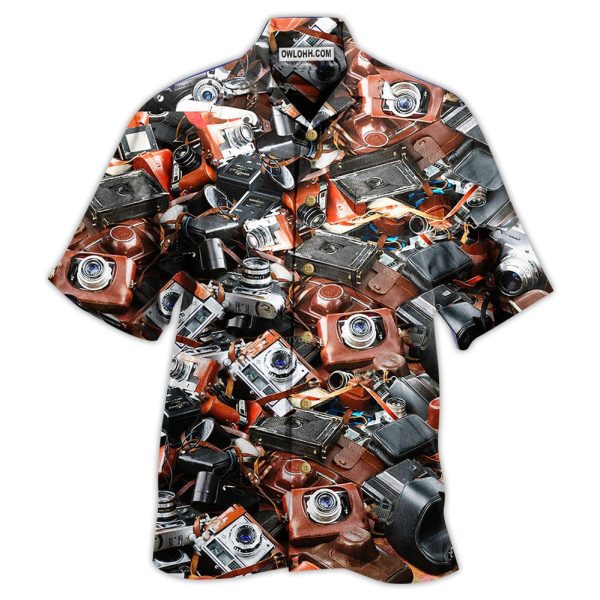 Camera Retro Love Life - Hawaiian Shirt Jezsport.com