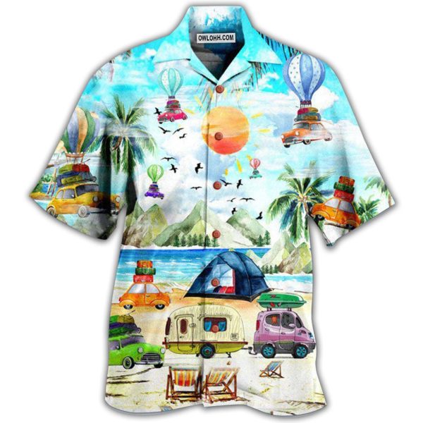 Camping Get High With - Hawaiian Shirt Jezsport.com