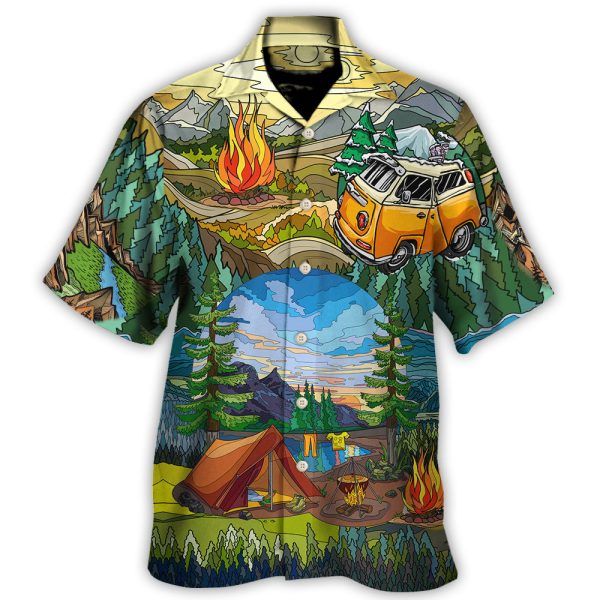 Camping Life Is Best Art - Hawaiian Shirt Jezsport.com