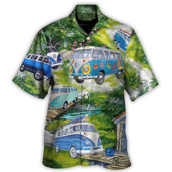 Camping Life Is Best When You Are Camping Van - Hawaiian Shirt Jezsport.com