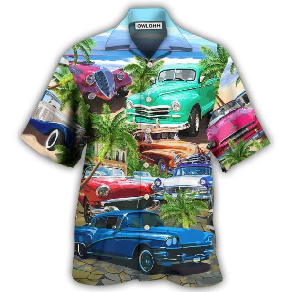 Car Classic Make Me Happy Love Beach - Hawaiian Shirt Jezsport.com