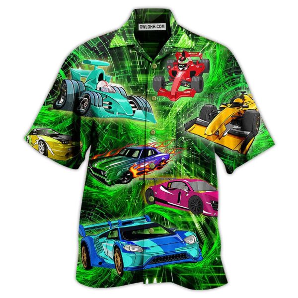 Car Color Love Green - Hawaiian Shirt Jezsport.com