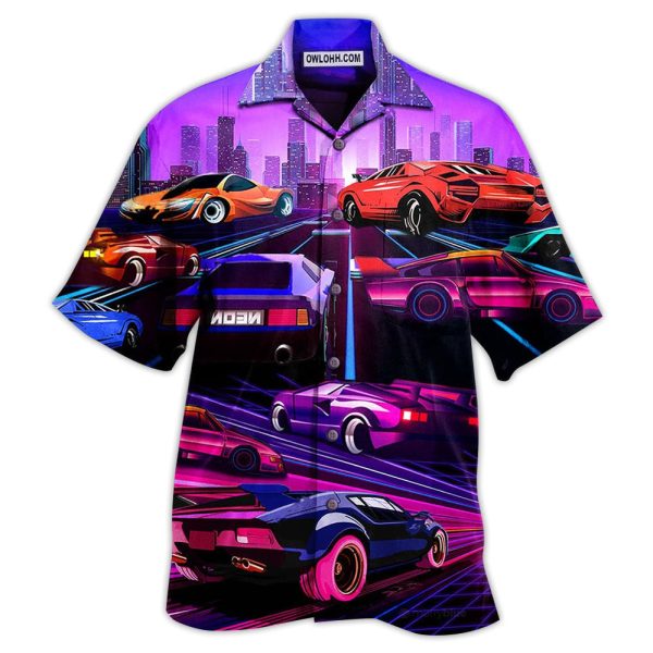 Car Modern Purple - Hawaiian Shirt Jezsport.com