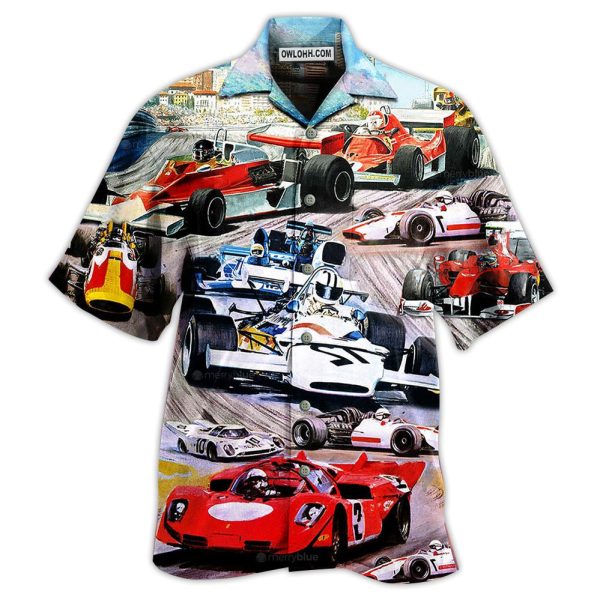 Formula One Car Racing Fast Cool Style - Hawaiian Shirt Jezsport.com